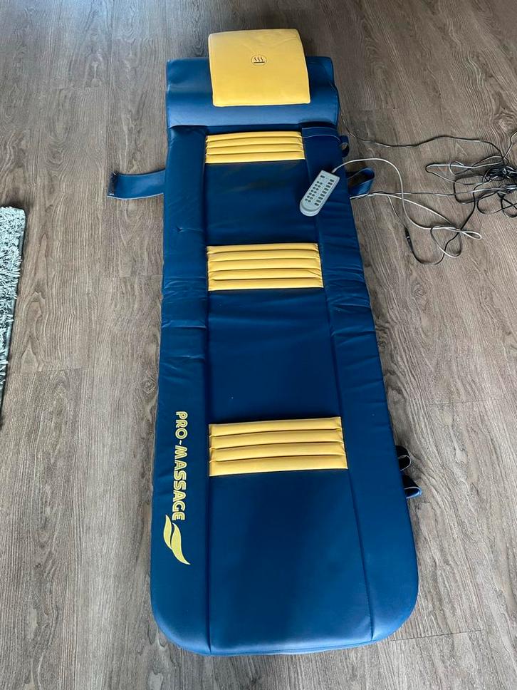 Pro-Massage Matras - Verwarmd & Inklapbaar, Sport en Fitness, Massageproducten, Gebruikt, Massagestoel of Kussen, Ophalen