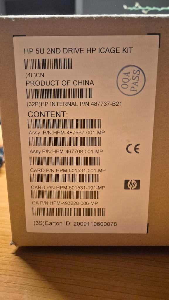 HP 5U 2nd Drive ICAGE KIT, Computers en Software, Netwerk switches, Nieuw, Ophalen of Verzenden