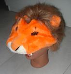 Nieuwe leeuwenkop pruik muts carnaval voetbal kampioenschap, Ophalen of Verzenden, Nieuw, Hoed of Pruik, Carnaval