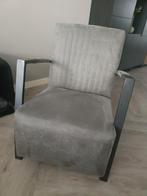 Industriële fauteuil grijs, Huis en Inrichting, Ophalen, Zo goed als nieuw, 50 tot 75 cm