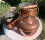 Te koop: massief koperen ketel & potten, Antiek en Kunst, Ophalen, Koper