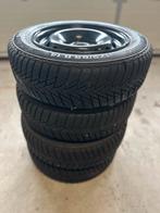 Winterbanden Continental 175/65 R14 op stalen velg, Ophalen, 14 inch, Gebruikt, 175 mm
