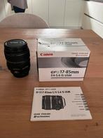 Lens Canon EFS 17-85mm f/4-5.6 IS USM met UV-filter, Audio, Tv en Foto, Fotografie | Lenzen en Objectieven, Ophalen of Verzenden