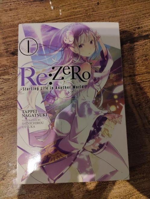 Re:Zero light novel (Volume 1), Boeken, Strips | Comics, Zo goed als nieuw, Eén comic, Japan (Manga), Ophalen of Verzenden