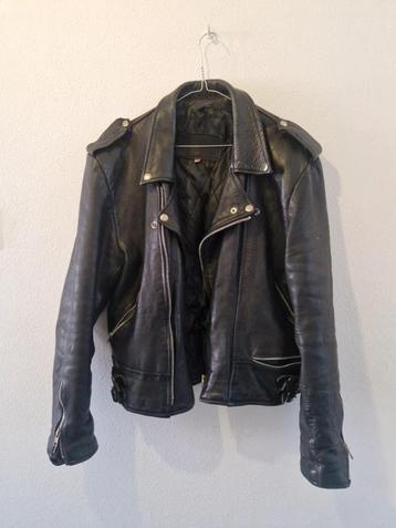 VINTAGE LEER JACK  beschikbaar voor biedingen