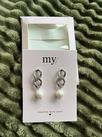 My Jewellery Zilveren Oorbellen met Parel - Nieuw beschikbaar voor biedingen