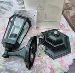buitenlamp muurlamp zwart/groen metaal nieuw, Wandlamp, Nieuw, Ophalen of Verzenden, Netvoeding