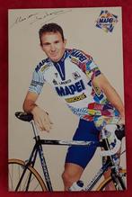 Johan Museeuw Wielrennen Mapei Colnago Fotokaart Kampioen, Spelerskaart, Zo goed als nieuw, Overige sporten, Verzenden