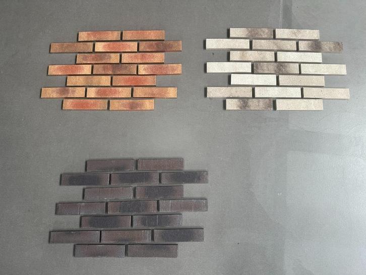 Steenstrips Keramisch waalformaat, Doe-het-zelf en Verbouw, Metselstenen, Nieuw, Bakstenen, Ophalen