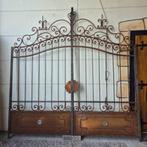 Poort IJzer 3,00 m 27423, Tuin en Terras, Tuinhekken en Hekwerk, Ophalen of Verzenden, Gebruikt, IJzer, Tuinhek
