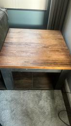 Teak salontafel, Minder dan 50 cm, Rechthoekig, Zo goed als nieuw, Ophalen