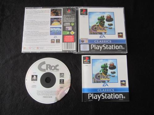 Croc PS1 Playstation 1, Spelcomputers en Games, Games | Sony PlayStation 1, Zo goed als nieuw, Platform, 1 speler, Ophalen of Verzenden