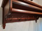 Eiken Wandkapstok met Hangers, Zo goed als nieuw, Minder dan 100 cm, Hout, Ophalen