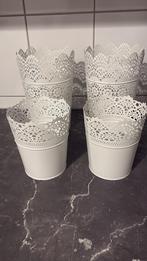 Bloempotjes, Rond, Ophalen of Verzenden, Zo goed als nieuw, Aardewerk