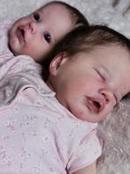 Reborn 2ling zusjes Primrose wakker en Primrose slaapt, Verzamelen, Poppen, Ophalen of Verzenden, Nieuw, Pop, Levensecht of Reborn