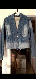 Zara Spijkerstof Colbert blazer spijjerjas Maat M L, Maat 38/40 (M), Blauw, Zara, Ophalen of Verzenden