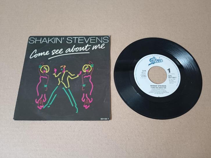 Single: Shakin Stevens - Come See About me (1987), Cd's en Dvd's, Vinyl Singles, Gebruikt, Pop, 7 inch, Verzenden