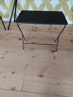 Vintage bijzettafeltje,  plantentafeltje, Huis en Inrichting, Tafels | Bijzettafels, Ophalen, Rond, Minder dan 55 cm, 45 tot 60 cm