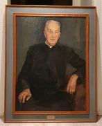 Schilderij door Peer vanden Molengraft van pastoor van Wijck, Ophalen of Verzenden