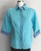 VANITY damesblouse Made in Italy maat M (38) Turquoise, Maat 38/40 (M), Zo goed als nieuw, Vanity, Verzenden