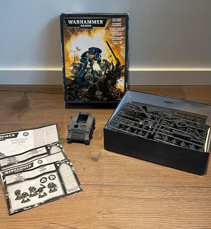 Warhammer 40k Space Marines Battleforce + Combat Squad, Hobby en Vrije tijd, Wargaming, Gebruikt, Warhammer 40000, Figuurtje(s)