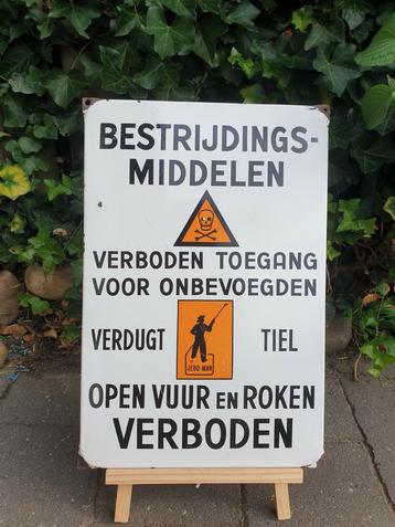 Emaille bord De Jeboman Verdugt Tiel beschikbaar voor biedingen