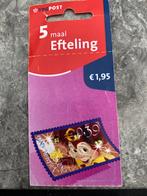 Efteling postzegels in mapje tpg post, Postzegels en Munten, Ophalen of Verzenden, Nederland, Munten