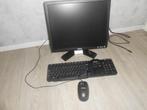 LCD MONITOR DELL Beeldscherm + toetsenbord + muis, Computers en Software, Monitoren, Ophalen, Gebruikt, 60 Hz of minder