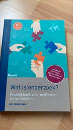 Nel Verhoeven - Wat is onderzoek?, Boeken, Wetenschap, Ophalen of Verzenden, Zo goed als nieuw, Nel Verhoeven