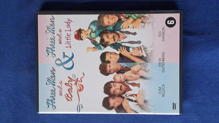 Three men and a Baby & Little Lady "Tom Selleck", Cd's en Dvd's, Dvd's | Komedie, Gebruikt, Actiekomedie, Alle leeftijden, Ophalen of Verzenden