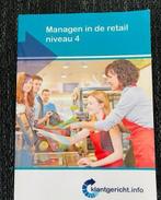Managen in de retail niveau 4, Nieuw, Ophalen of Verzenden