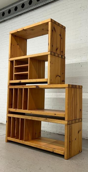 4 x vintage Aksel Kjersgaard pine wood storage benches beschikbaar voor biedingen