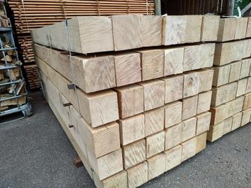 Eiken poort/hekwerk palen beschikbaar voor biedingen