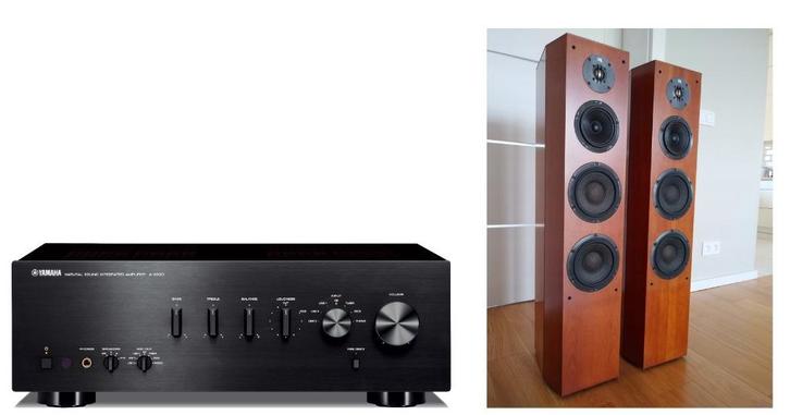 2 x JBL XTi 80 + Yamaha AS500 versterker., Audio, Tv en Foto, Luidsprekers, Gebruikt, Front, Rear of Stereo speakers, 120 watt of meer