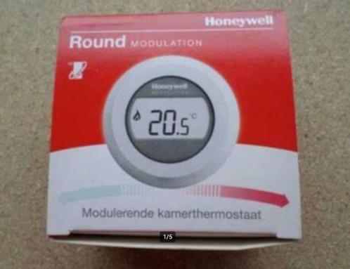 Resideo Honeywell Round Wireless T87RF2025 thermostaat, Doe-het-zelf en Verbouw, Thermostaten, Nieuw, Verzenden