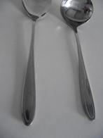 3 Parelrand opscheplepels 2 Gero zilduro Sola Elite 1960 p s, Antiek en Kunst, Ophalen of Verzenden