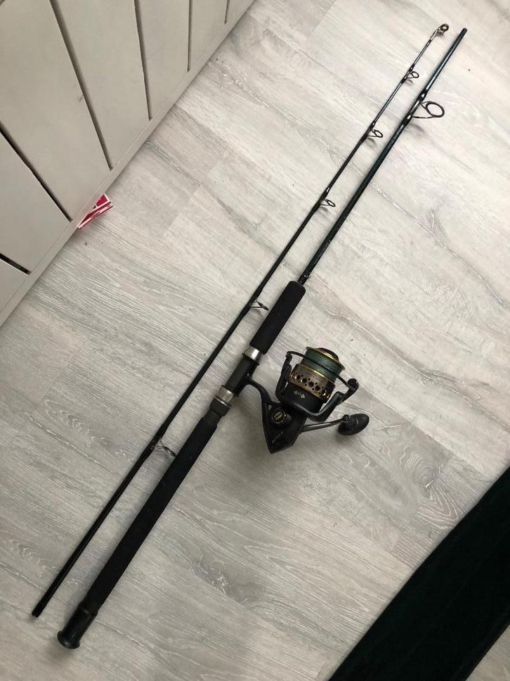 Bootvis set Sportex Magnus met Penn Battle II 6000, Watersport en Boten, Hengelsport | Zeevissen, Gebruikt, Complete set, Ophalen