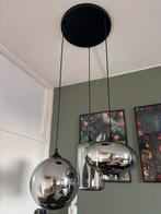 Moderne Zwarte Hanglamp - 3 lichts, Ophalen of Verzenden, Zo goed als nieuw, Metaal, Minder dan 50 cm