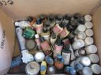 Diverse flacons leerverf e.d., Ophalen, Gebruikt, Materiaal, Nvt