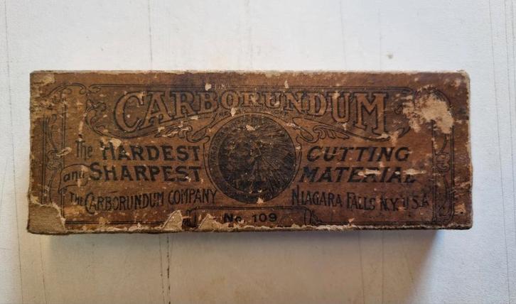 Vintage Carborundum Wetsteen No. 109, Antiek en Kunst, Antiek | Gereedschap en Instrumenten, Ophalen of Verzenden
