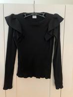 Zara Kids Zwarte Top met Rufles mt 164/xs, Meisje, Ophalen of Verzenden, Zo goed als nieuw, Zara