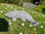 tuinbeeld , koi karper, Dierenbeeld, Steen, Ophalen of Verzenden, Atw