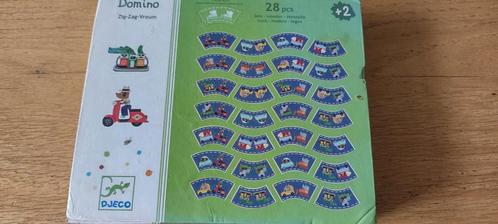 Djeco domino zig zag vroam autos, Hobby en Vrije tijd, Gezelschapsspellen | Overige, Zo goed als nieuw, Ophalen of Verzenden