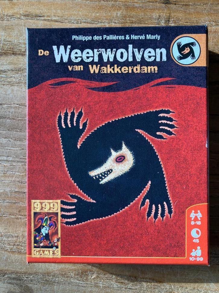 999games - De weerwolven van Wakkerdam nieuw, Hobby en Vrije tijd, Gezelschapsspellen | Kaartspellen, Nieuw, Ophalen of Verzenden
