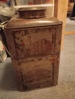 Vintage IJzendijke Stoomkoffiebranderij Blik Museaal, Ophalen of Verzenden