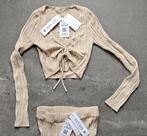 Tweedelig Festival Outfit Beige - Maat S - Nieuw!, Ophalen of Verzenden, Nieuw, Maat 36 (S), Beige