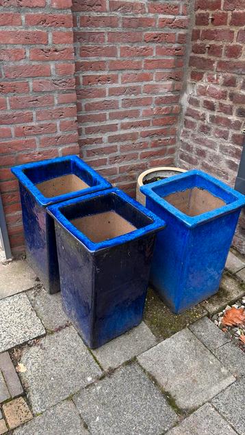 Blauwe Plantenbakken voor Buiten beschikbaar voor biedingen