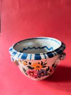 Aardewerk bloempotje oid majolica polychrome, Ophalen of Verzenden