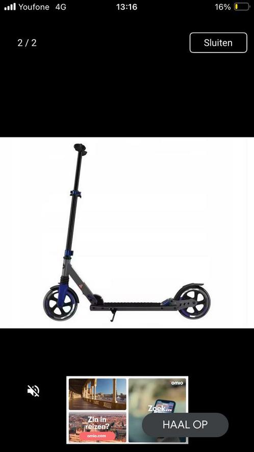 Opvouwbare step (nieuw), Fietsen en Brommers, Steps, Nieuw, Gewone step, Ophalen of Verzenden