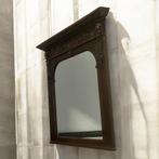 Antieke zware spiegel 105x95 cm, Ophalen, Rechthoekig, 100 tot 150 cm